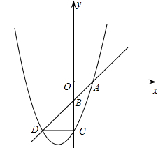 一次函数y=x m图象过点a(1.0.交y轴于点b.c为y轴负半轴上一点.