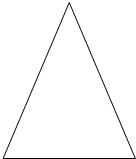 如图是一个等腰三角形.