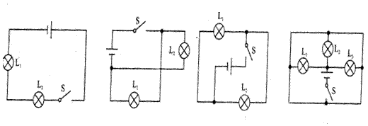 7请你指出各个电路中小灯泡之间的连接方式, 