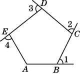 22(8分)如图∠1∠2∠3∠4是五边形abcde的四个外角.