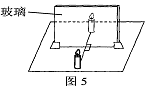 如图3-3所示,是利用透明玻璃板探究平面镜成像特点的实验示意图, 下列