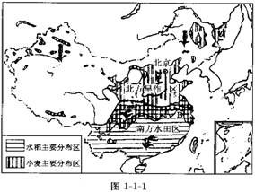 (2)由于________条件的显著差异,我国南方和北方的耕作制度利种植的农