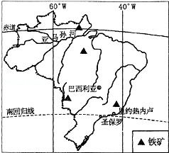 读巴西的人口和城市_读 巴西的人口和城市分布图 ,回答下列问题 1 巴西的城市(3)