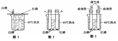 现    象    解       释    a试管中白磷燃烧,热水中白磷没有