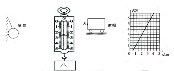 (2),图4弹簧测力计所测物体a的重力是     2.6         n.     2