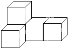 初中数学 题目详情  下面左边是用五块完全相同的小正方体搭成的几何