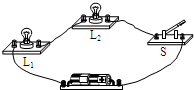 如图是我们实验常用的一种简单电路,这里的小灯泡的连接方式是串联.