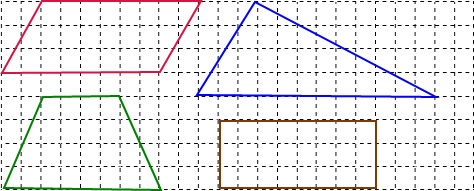 11在下面的方格中画出4个面积是24cm2的图形1格表示1cm2