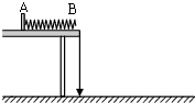 高中物理 题目详情 如图所示,将轻弹簧放在光滑的水平轨道上,一端与