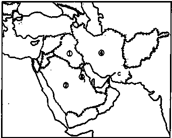 11读西亚和北非地区图回答问题