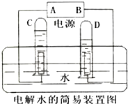 如图是小红同学用来电解水的简易装置图.请你参与探究并回答下列问题