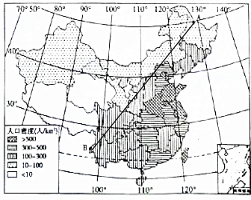 人口密度最小的直辖市_阅读 我国人口密度分布图 ,回答下列问题 我国人口密度