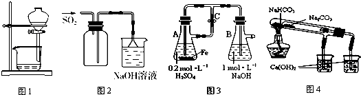 下列实验能达到实验目的的是 图1 图2 图3 图4 a.