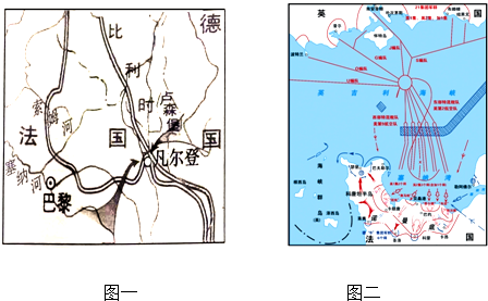 图二所示战役的交战地点都在?