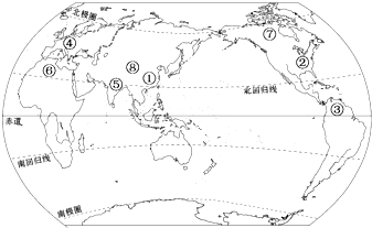 图中人口稠密_(1)图中①③两地中人口稠密的是______;⑤⑥两地中人口稀疏的是