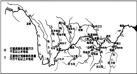中,下)游,蕴藏着丰富的水能资源,我国最大的水电站三峡大坝就建在长江