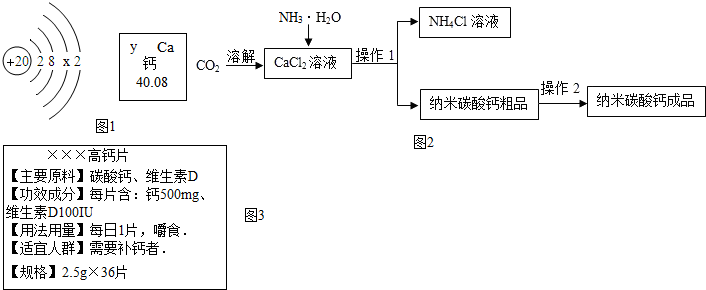 08g c,钙离子的核外电子数为22      d,钙原子核外电子层数为3 (4)