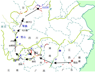 长征是中国历史上波澜壮阔的诗史,它给后人留下了宝