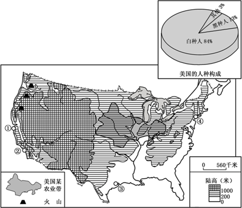 由图可知澳大利亚被称为( )A.坐在矿车上的国家