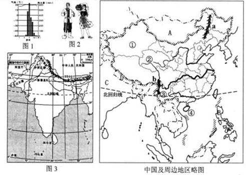 读我国温度带划分图回答