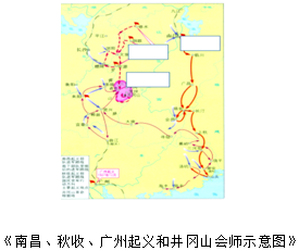 观察下图请将下列地点的英文字母代号填入图中相应的方框内