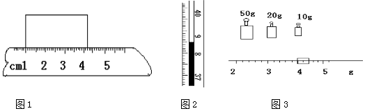 20cm如图2体温计的示数是38.5℃如图3被测物体的质量是84g