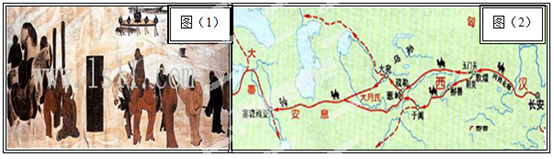 19.看图说话:请仔细观察以下历史地图和历史图画.