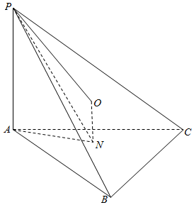 pa⊥面abc.pa=2sqrt{3.则此三棱锥的外接球的表面积为)a.