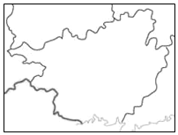 如图中央是我国某省(区)轮廓图,请回答问题①该省(区)的名称是广西