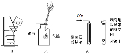 12.化学是以实验为基础的学科,根据如图所示的实验回答下列问题