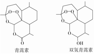 2中国女药学家屠呦呦因创制新型抗疟药青蒿素和双氢青蒿素而获得2015