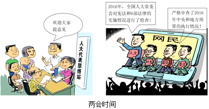 仔细阅读漫画并运用所学知识.谈谈你对漫画的