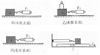 3如图所示是小南探究滑动摩擦力与什么因素有关的实验过程