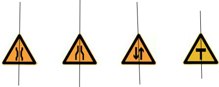 2,下列交通信号标志,是轴对称图形的有( )
