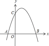 如图,抛物线y=ax2 bx c与x轴a,b两点,与y轴交于点c,若oc=2oa,则a,b,c