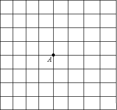 如图.方格纸中每个小方格都是边长为1个单位的小正方形.请在所给方格纸中.以格点a为顶点分别画格点三角形abc与格点三角形ade,使其满足下列条件: