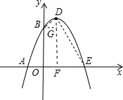 如图,已知抛物线与x轴交于a-1,0,e(3,0)两点,与y轴交于点b(0,3.