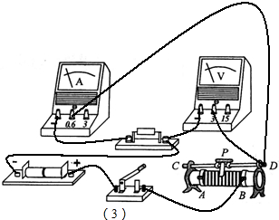 用电压表和电流表可以测未知导体r的电阻值.即伏安法.