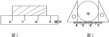 图1中某物体的长度是cm如图2所示则所测乒乓球的直径为cm