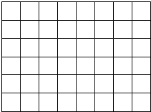 如图每个小方格表示1平方厘米,画一个周长是20厘米的长方形,使长和宽