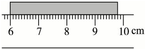 刻度尺的分度值是1mm1mm.所测物体的长度是3.80cm3.80cm.