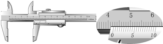 如图中游标卡尺的精度为 0.05 0.05mm,游标尺上每一小格的长度是 0.