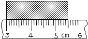 小明用刻度尺测物体的长度,如图所示,他所用的刻度尺的分度值是 1mm