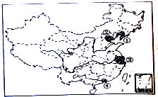 如图所示我国四大工业基地分布在