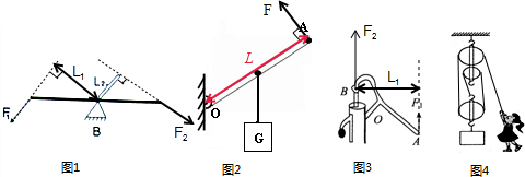 1在图1中画出力f1的力臂和力臂l2对应的力f2