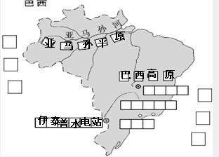 读巴西人口分布图_读 巴西人口分布图 ,回答问题 1 巴西人口分布的特点 ,90 的(3)