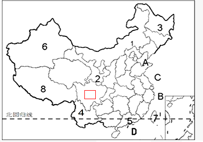 我国共有23个省5个自治区4个直辖市2个特别行政区读图回答下列问题