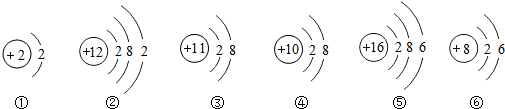 有关下列原子结构示意图,离子结构示意图的说法正确的是