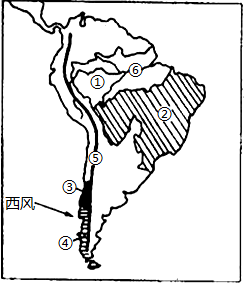 读南美洲地图,回答