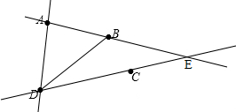 初中数学 题目详情  考点:直线,射线,线段 专题: 分析:(1)画直线ab,cd